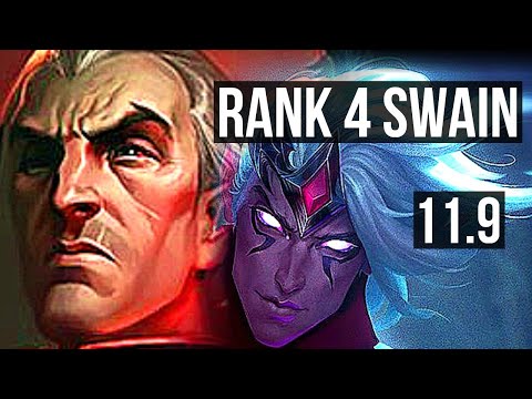 SWAIN & Pyke vs VARUS & Nautilus (ADC) | Rank 4 Swain, Godlike | JP Master | v11.9