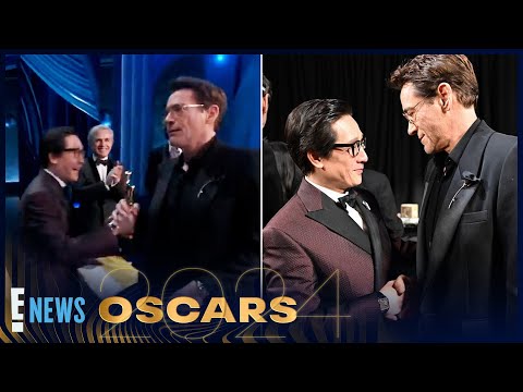 究竟是不小心還是傲慢無禮？小勞勃·道尼和關繼威在 2024 年奧斯卡頒獎典禮上的片段讓影迷們眾說紛紜 (Robert Downey Jr. & Ke Huy Quan’s 2024 Oscars Moment Is Leaving Fans DIVIDED: Find Out Why | E! News)