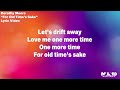 Dorothy Moore - For Old Time's Sake (Lyric Video)