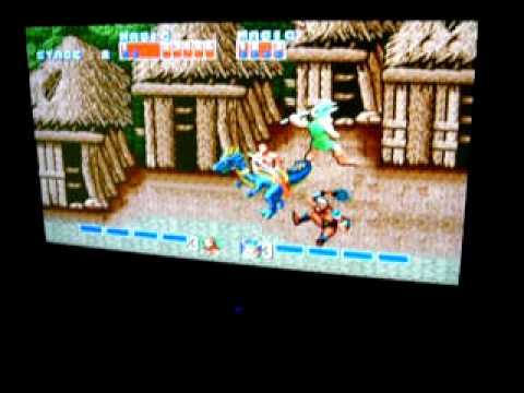 Golden axe video game glitch