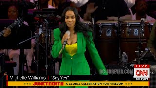 Michelle Williams - Say Yes / Optimistic (feat. Anthony Hamilton &amp; Mary Mary) [CNN Juneteenth Event]