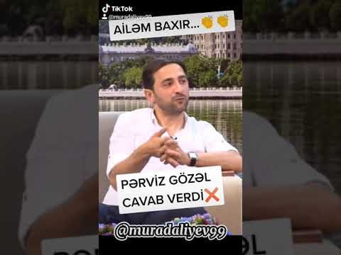 PƏRVİZ BÜLBÜLƏ GÖZƏL CAVAB VERDİ!! AİLƏM MƏNƏ BAXIR....