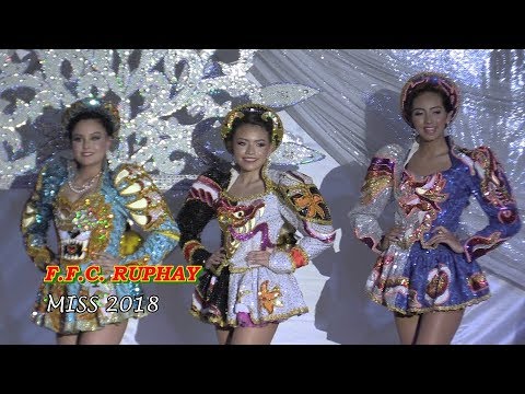 Concursantes en Traje de Caporal - SRTA. F.F.C. RUPHAY 2018