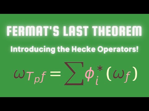 Fermat's Last Theorem: The Hecke Operators! (3.18, #41)