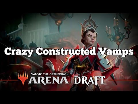 Crazy Constructed Vampires | Innistrad Bo1 Midnight Hunt Draft | MTG Arena