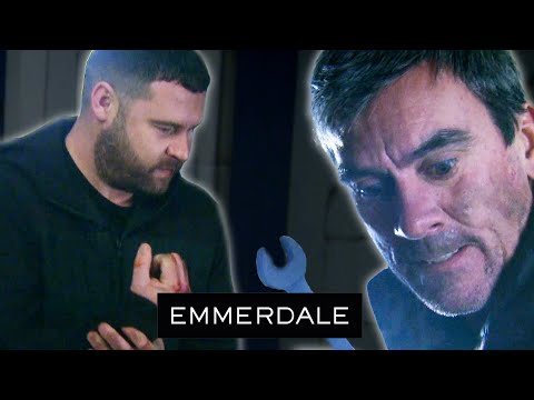 Aaron Leaves Cain Unconscious | Emmerdale