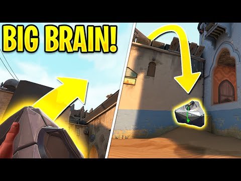 Pro Players using BIG BRAIN Tactics to WIN GAMES! - Valorant