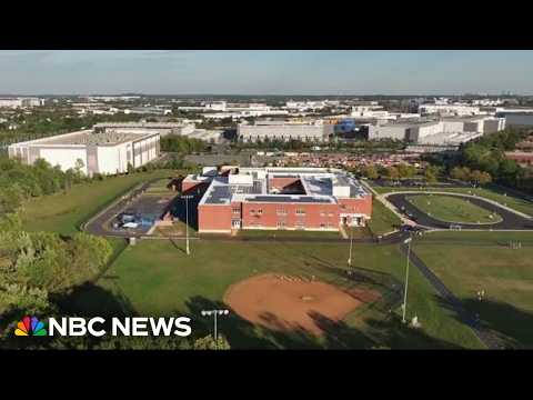 Elementary school in middle of 11 data centers