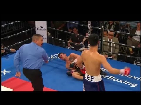 Brandun Lee vs Milton Arauz Sensational 2nd Round TKO Fight Highlights