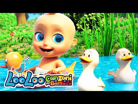 🦆 Cinque Paperelle - LooLoo Canzoni per Bambini 🎶