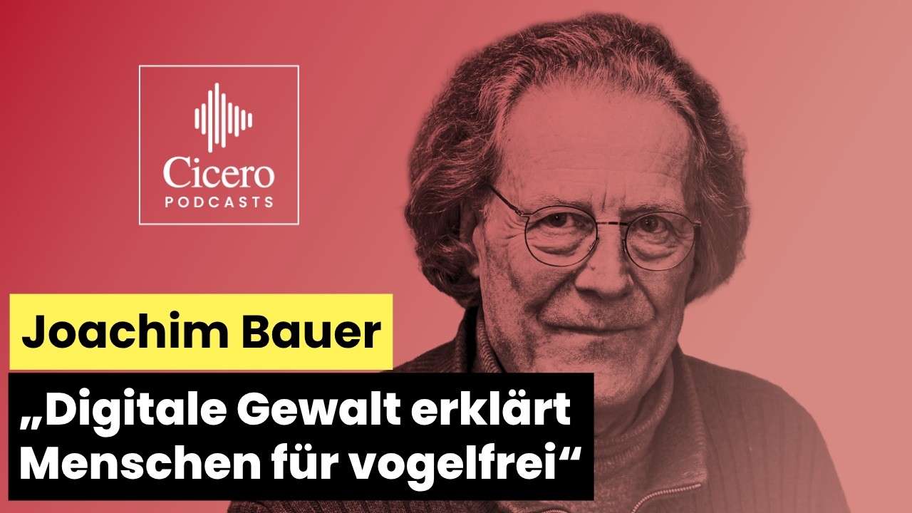 „Digitale Gewalt erklärt Menschen für vogelfrei“ – Psychiater Joachim Bauer