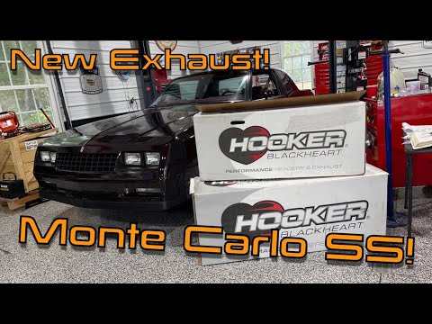 Installing A Hooker Blackheart Exhaust System On My 1985 Monte Carlo SS!