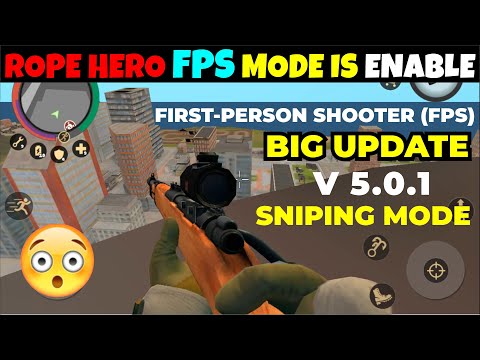 Rope Hero FPS Mode | Rope Hero Vice Town new update | rope hero transformer car free | Patel andro