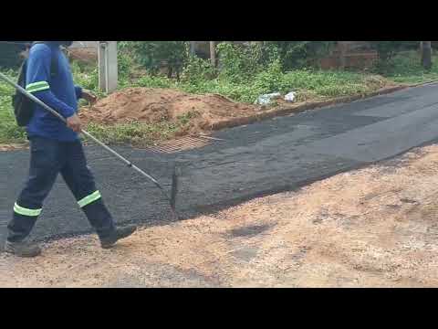  Colocando Asfalto em Júlio Borges piaui 🇧🇷