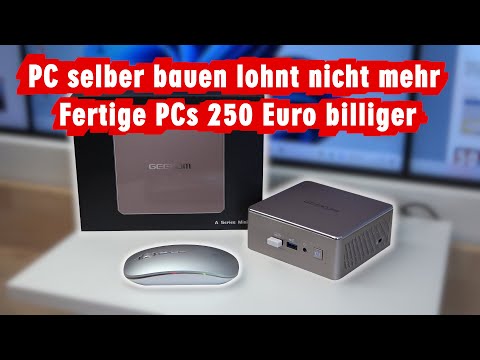 Mini-PC 250 Euro billiger als selbstgebauter PC - GEEKOM A 5 mit Windows 11