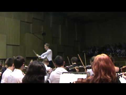 Conductor : REBECCA MIHAI : A.DVORAK New world symphony mov. 1. (2013)