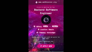 Remote Backend Software Engineer at CoinLedger | $85k-$235k