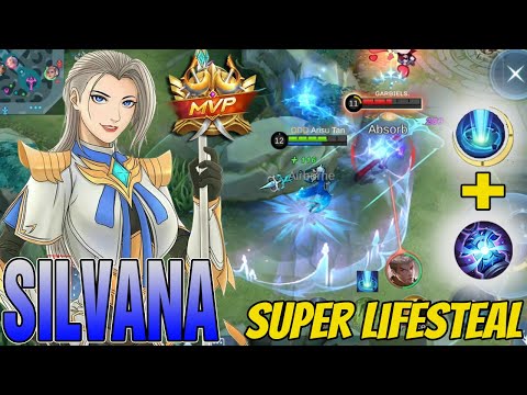SUPER LIFESTEAL Silvana With One Item? - Build Top 1 Global Silvanna - Silvanna Best Build 2022