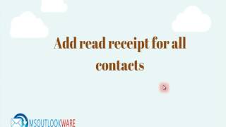 Enable/Disable Read Receipt in Microsoft Outlook 2013, 2010
