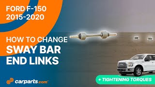 How to replace the Front Sway Bar End Links 2015 - 2020 Ford F-150 🚗