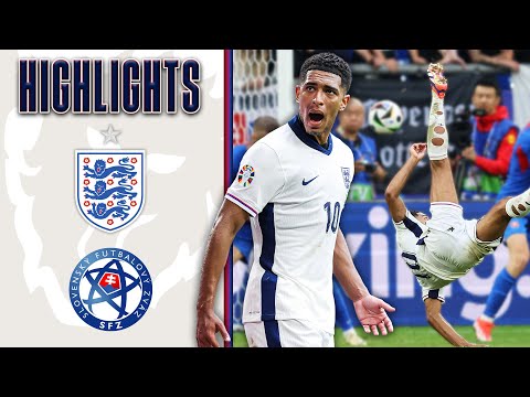 ⏮️ | Bellingham's Bicycle Kick Steals The Show | England 2-1 Slovakia | UEFA Euros 2024 | Highlights