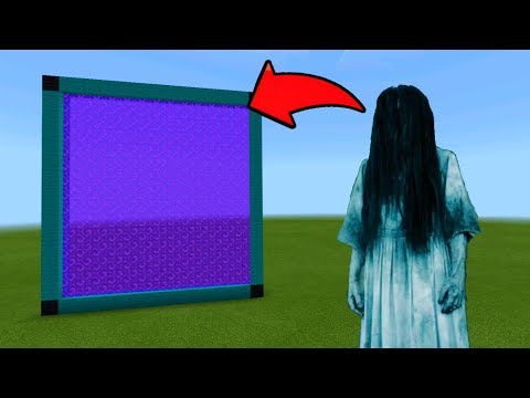 Minecraft Pe How To Make a Portal To The Ghost Girl Dimension - Mcpe Portal To Ghost Girl!!!