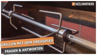 Grillen mit dem Drehspieß | Fragen und Antworten
