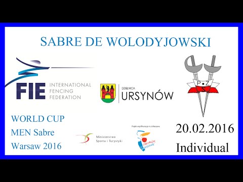 FIE World Cup Warsaw - Men Sabre Individual - Piste Blue