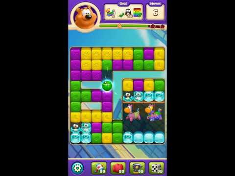 Toon Blast Level 7624 - NO BOOSTERS 🐻🐺🐱 | SKILLGAMING ✔️