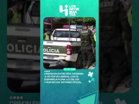 Acribillan a un joven con 15 disparos en Entre Ríos; Policía sin informe