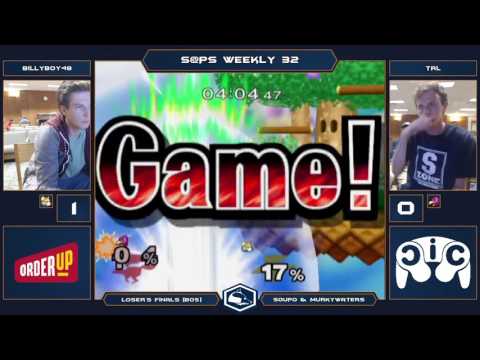 S@PS 32 Melee Singles - billyboy48 (Fox) vs TRL (Falco/Marth) - Loser's Finals