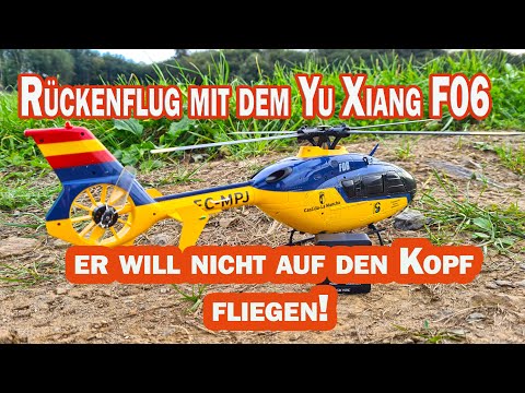 Yuxiang YXZNRC F06 EC135 RC 6ch Brushles wie sieht 8 Meter Flughöhe aus? Überkopfflug?