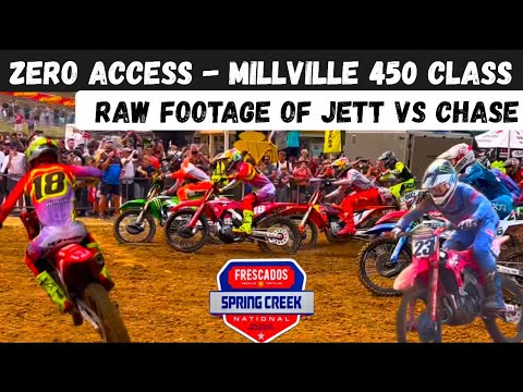 JETT VS SEXTON - Zero Access Millville 450 Class Raw Footage