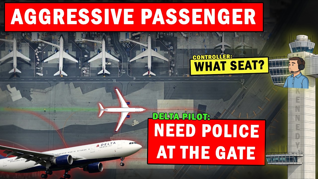 Delta Pilots Report AGGRESSIVE PASSENGER | Returns to Gate
