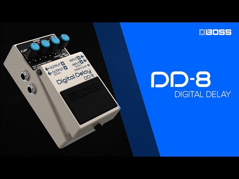 BOSS DD-8 Eleven Modes Full Stereo I/O Support Built-In Looper Three Delay Types Digital Delay Pedal