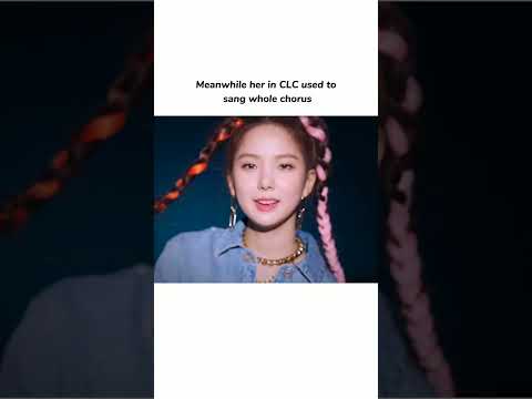 Yujin hardly gets to sang in KEP1ER vs her in CLC