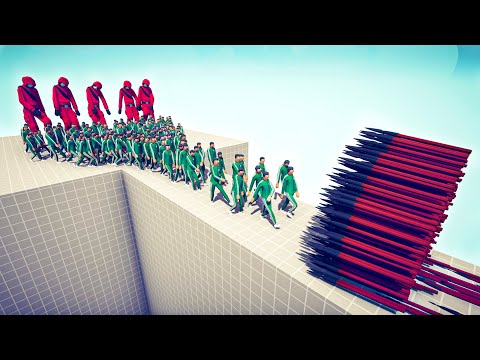 100x SQUID GAME & GIANTS vs EVERY GOD - 🏹 Totally Accurate Battle Simulator TABS