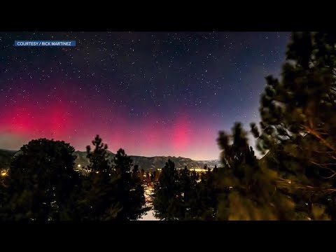 Colorados têm um raro vislumbre da aurora boreal