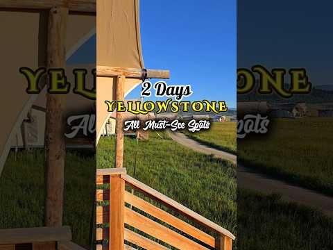 Yellowstone in 2 Days – Full Loop Guide! 🚗#yellowstonenationalpark