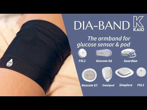Dia-Band, das Armband, das Ihren Blutzuckersensor und Ihren Pod an Ort und Stelle hält!