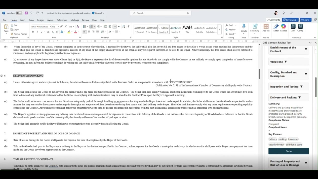 Ally - AI Contract Assistant
