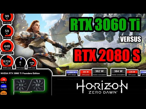 RTX 3060 Ti vs RTX 2080 SUPER | Test in Horizon Zero Dawn