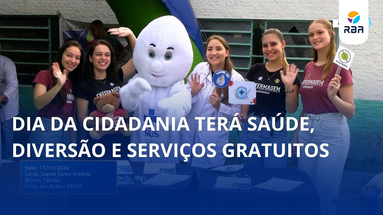 Dia da Cidadania terá saúde, diversão e serviços gratuitos