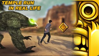 Temple Run Blazing Sands in Real Life | A Short film VFX Test