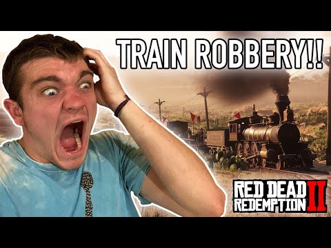 I ROBBED A TRAIN!!! (Bad Idea) Red Dead Redemption 2 Pt. 13 - Kendall Gray
