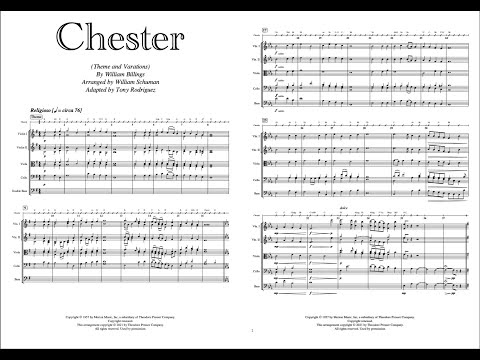 Chester for String Orchestra - William Schuman