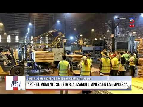 CÉSAR GÓMEZ, DELEGADO DE TRABAJADORES DE TAPEBICUA. TEMA: CÓMO CONTINÚA LA SITUACIÓN EN LA FORESTAL
