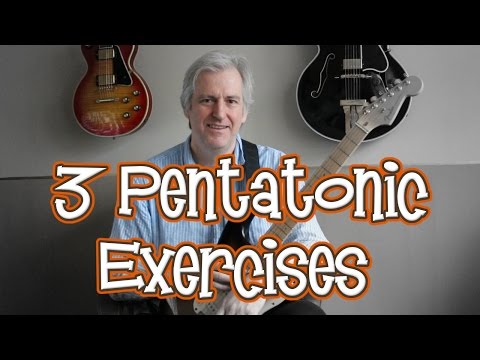 Fm Pentatonic; 3 Notes Per String Excercise