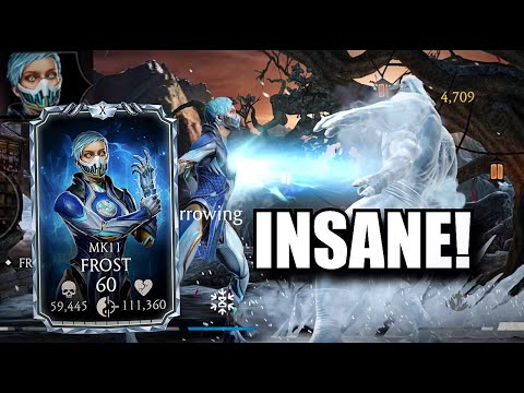 MK Mobile MK 11 Frost Gameplay! The BEST Character? Update 7.1