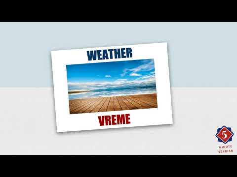 Learn Serbian in 5 Minutes - A1 Speaking Exercise
